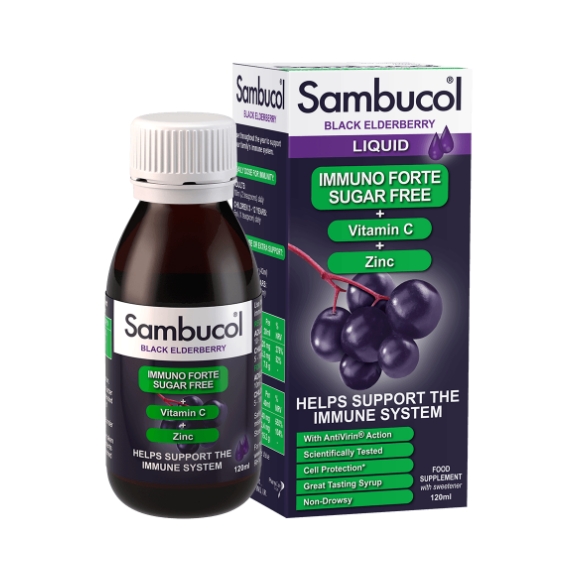 Sambucol Immuno Forte Sugar Free Liquid 120ml